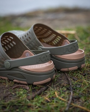 Удобный легкий лоскут Fox Khaki Clogs-43