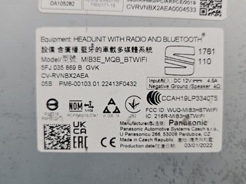 фото thumb №10, Радіо заводські seat ibiza v kj 6f 5fj035869b радіопрогравач