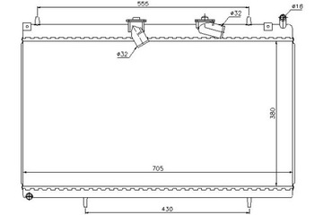 фото thumb №2, Радиаторов двигателя nissens 1330p1 1330t3 1330p7 133