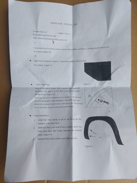 фото thumb №8, Dodge ram v 2019-2024 накладка накладки крила комплект з nitami структура