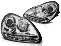 Купити Ліхтарі  фари porsche cayenne 02-06r led хром ксенон d1s, фото thumb