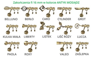 KARNISZE PRESTIGE METAL KARNISZ POJEDYNCZY 400 cm