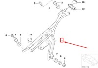 фото thumb №6, Mini cabrio r52 передняя часть дворник система тяга with двигатель lhd 61618229128