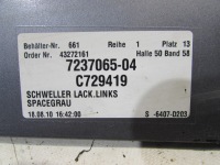 фото thumb №8, Молдинг поріг ліва bmw 5 f10 f11 a52 spacegrau