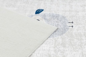 DZIECIĘCY DYWAN DO PRANIA GUMA 80x150 cm SÓWKI #I031