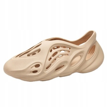 Обувь Мужские однотонные сандалии Yeezy Beach Slippers