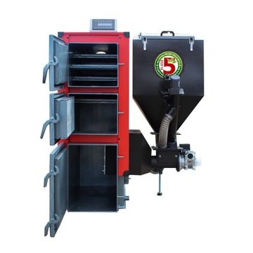 KOCIOŁ na Pellet PODAJNIKIEM 19 kW Piec PELET PELLET