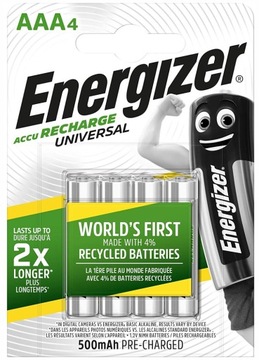 ЗАРЯДНОЕ УСТРОЙСТВО R3 R6 AA AAA SMALL USB-C +4x ENERGIZER 500