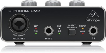 АУДИОИНТЕРФЕЙС USB BEHRINGER UM2 U-PHORIA