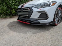 фото thumb №9, Універсальний спойлер спліттер передній бампера 4 частини