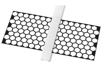 KLOSZ SLIM PVC DO PROFILU X MICO 1M MLECZNY