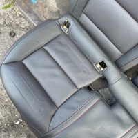 фото thumb №15, Mercedes cla w117 amg сидіння шкіра стьобана диван обшивки червона nić