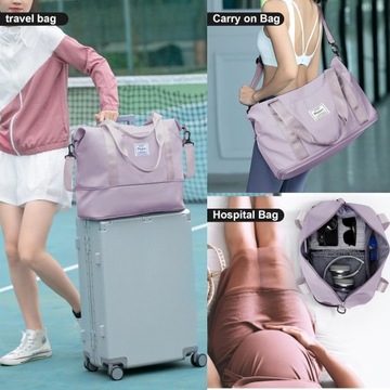 Travel Bag Hand Hand Ryanair 40x20x25 Вайолет расширенная