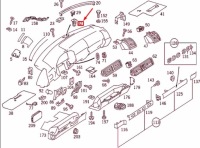 Купити Mercedes-benz s w140 датчик освітленості a2108300272, фото thumb