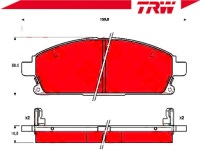 фото thumb №3, Тормозные колодки тормозные nissan перед pathfinder 3,3-3,5 v