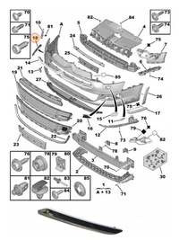 фото thumb №3, Молдинг хром citroen c5 iii хэтчбек правая str