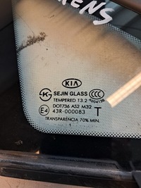 фото thumb №5, Скло кузовна правий перед kia carens iii 11r