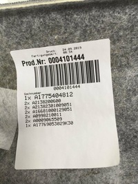 фото thumb №5, Mercedes a w177 sedan 2019 стеля czarna sama стеля