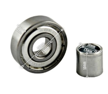 УГЛЕРОДНЫЕ ПОДШИПНИКИ ABEC-5 8 шт. NILS EXTREME ДЛЯ СКУТЕРОВ, СКЕЙБОРДОВ.
