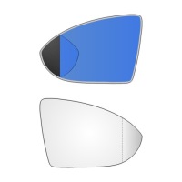 фото thumb №1, Асферическое зеркало vw / volkswagen golf 7 / e-golf / sportsvan 2012-2019