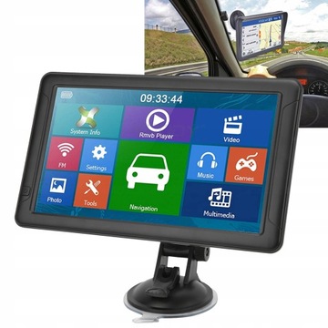 NAWIGACJA SAMOCHODOWA GPS 9'' MAPA