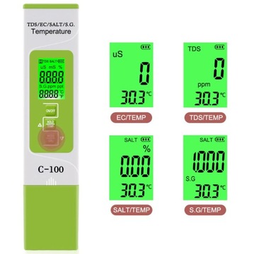 Электронный солемер TDS EC Water Temp