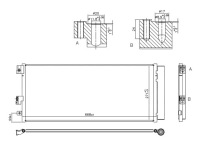 Купить Opel adam 2013- радиатор кондиционера 13310103, фото thumb