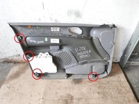 фото thumb №7, Оббивка обшивка правий перед peugeot 206 phii 5d