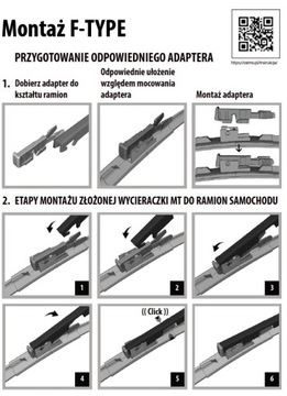 фото thumb №12, Oximo двірник плоска multitype 425 mm 17"