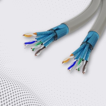 Кабель CAT6A FTP V2 LAN, витая пара, 500 м, 100 % МЕДЬ