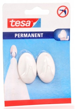 Самоклеящиеся крючки для вешалок tesa белые 3 шт.
