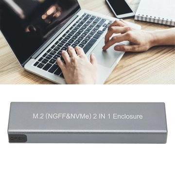 Корпус твердотельного накопителя M.2 NVME SATA с двойным протоколом