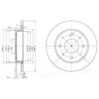 фото thumb №3, Тормозные диски тормозные колодки задняя delphi mitsubishi colt vi
