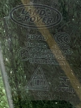 фото thumb №11, Скло двері передня права land rover l550 fk72-21410-ab