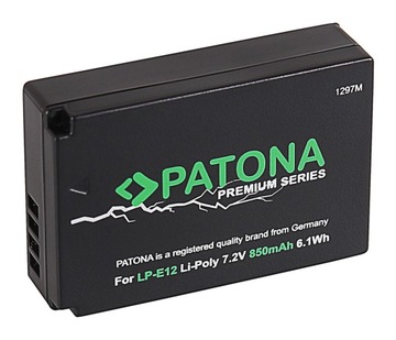 Аккумулятор Paton LP-E12 Премиум для Canon