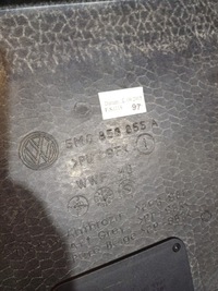 фото thumb №5, Пол багажника vw golf 5 plus nr. 5m0858855a