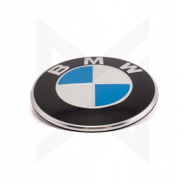 BMW E46 E90 Эмблема перед зад зад черная 82мм 74мм