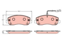 фото thumb №3, Trw gdb1910 набір гальмівних колодок гальмівних, гальма дискові