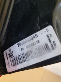 фото thumb №9, Dacia dokker лампа задняя правый задняя правая 265509604r oem оригинал комплектная