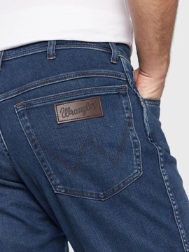 Wrangler TEXAS SLIM Silkyway EPIC SOFT ELASTYCZNE SPODNIE JEANSOWE W32 L30