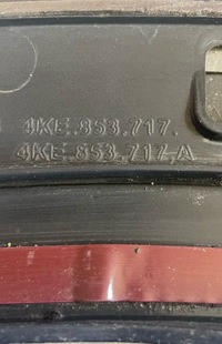 фото thumb №12, Планка накладка крила ліва перед 4ke853717 audi e-tron