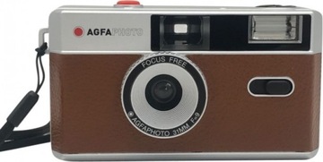 Многоразовая камера AgfaPhoto 35 мм, коричневая + Fujifilm 200 EC36