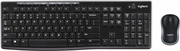Zestaw bezprzewodowy klawiatura i mysz Logitech MK270