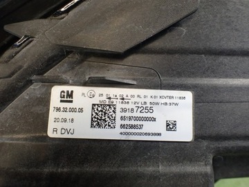 фото thumb №13, Фара правий лівий лампа комплект opel astra k v 15r 39077806 39187255