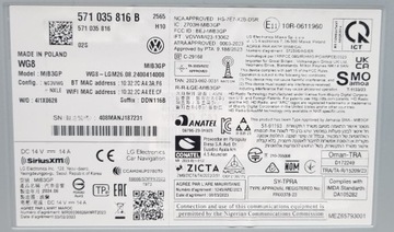 фото thumb №10, Навигация mib3 vw tiguan iii ct1 571 571035816b