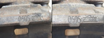 фото thumb №16, Зажимы + jarzma + тормозные колодки перед / opel vectra c / 285mm 57mm / исправные