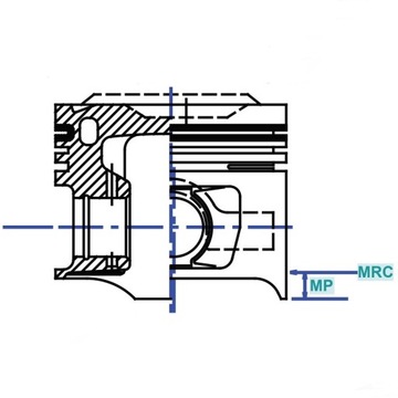 42208-STD TEIKIN BP-III BPZ3-11-SA0 ПОРШНИ MAZDA КОМПЛЕКТ ПОРШНЕЙ