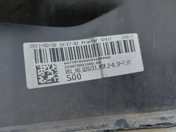 фото thumb №10, Bmw 3 g20 g21 m набор диффузор спойлер бампер задний зад