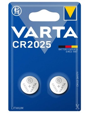 2 литиевых аккумулятора CR2025 CR 2025 DL2025 Varta 3 В