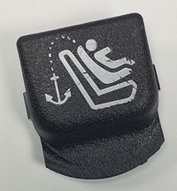 фото thumb №1, Заглушка isofix mercedes glk x204 a2048491403